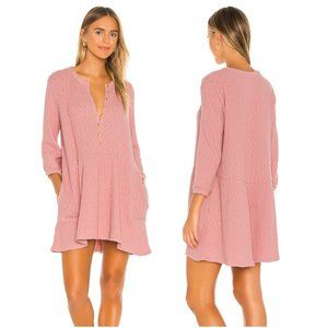 Free People Blossom Button Up Mini Dress